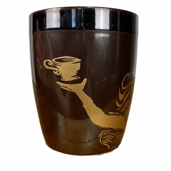 Starbucks Brown Gold 2012 Mermaid Siren Coffee Cup - Picture 2 of 9